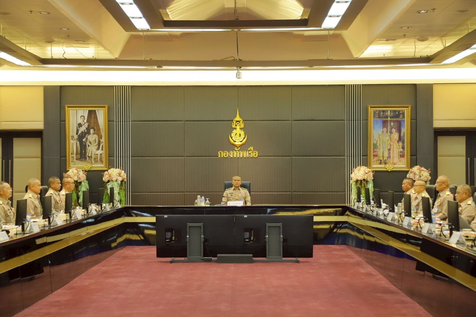 พล.ร.อ.ไพโรจน์ เฟื่องจันทร์ ผบ.ทร. ประธานกรรมการสวัสดิการ ทร. เป็นประธานการประชุมคณะกรรมการสวัสดิการกองทัพเรือ ครั้งที่ ๑/๒๕๖๙ (ประชุมใหญ่สามัญประจำปี)